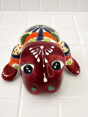 Talavera Mexican Folk Art Manatee